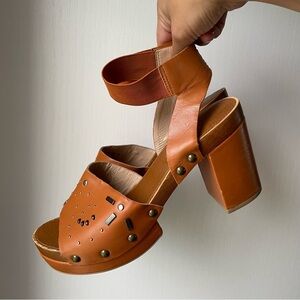 Kelsi Dagger Brooklyn Frida Platform Sandals Size 10